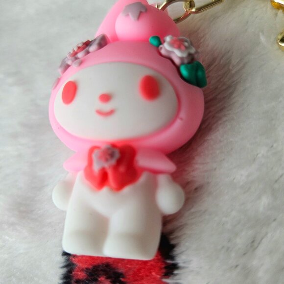 New My Melody Cherry Blossom Keychain/Bag Charm - Picture 4 of 5